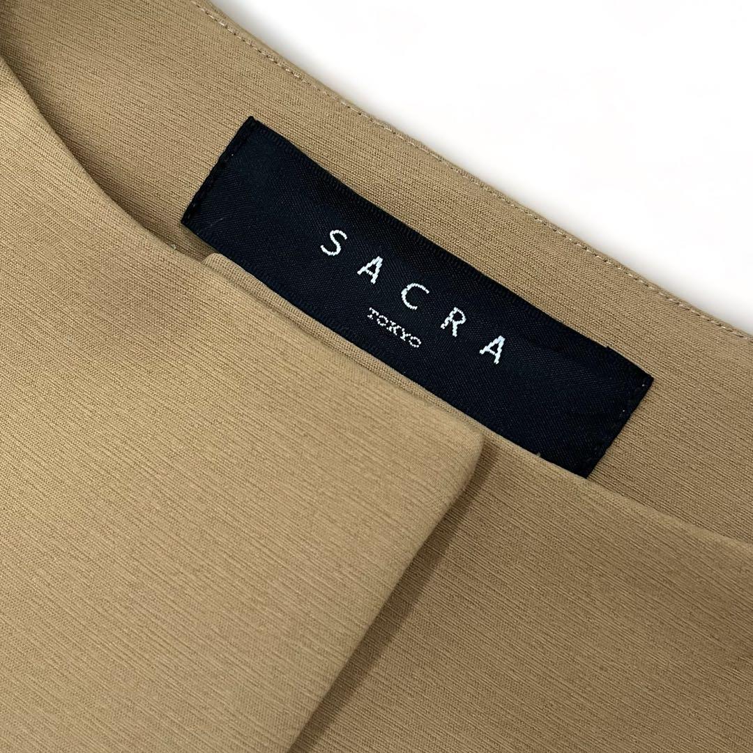 SACRA サクラ ベルト付き 2way ジレ ロングベスト