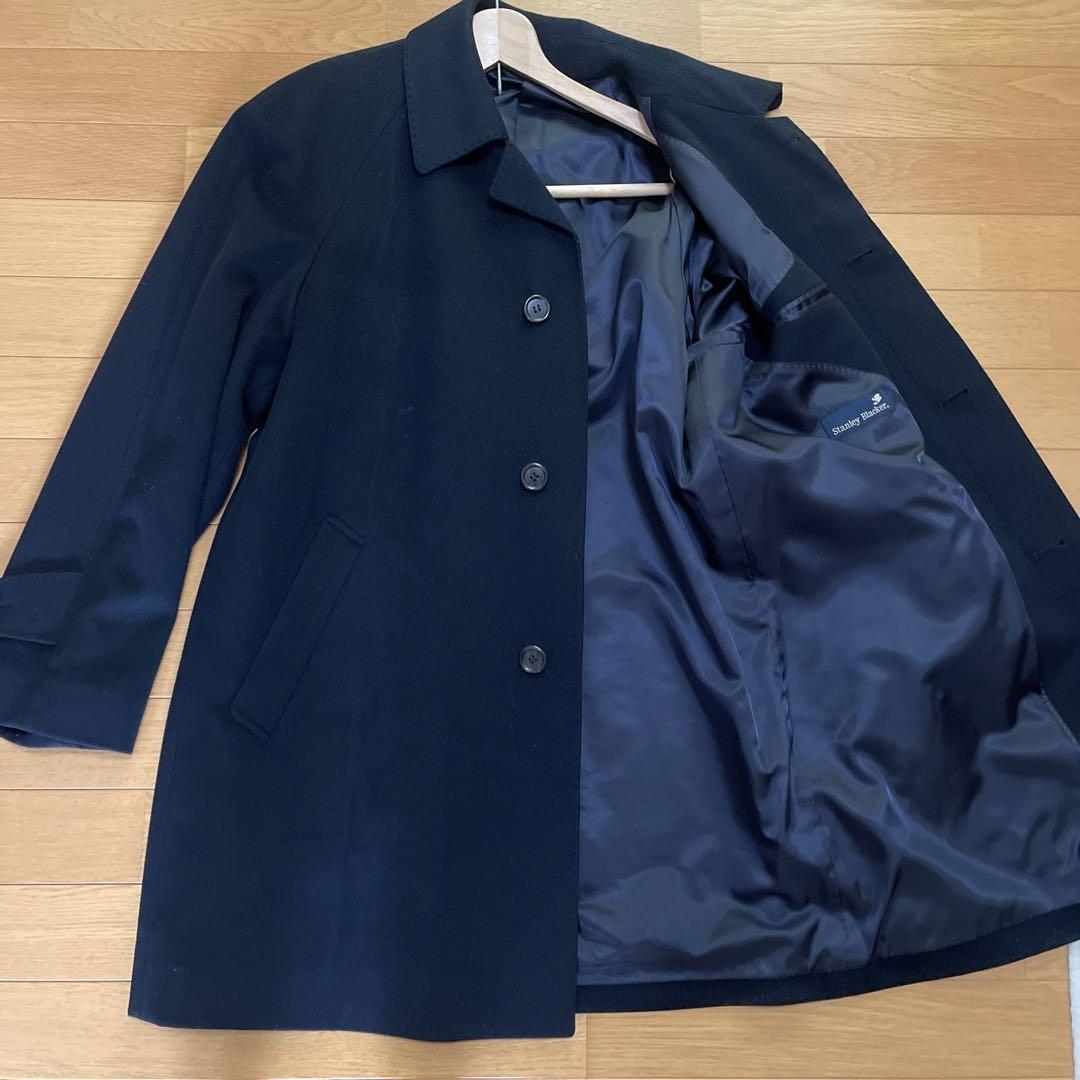 ダークグレー カシミアコート オーバーサイズ