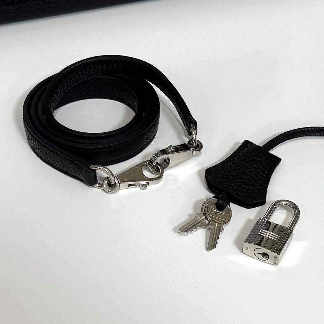 HERMES エルメス ケリー28 トゴ ノワール 新型金具