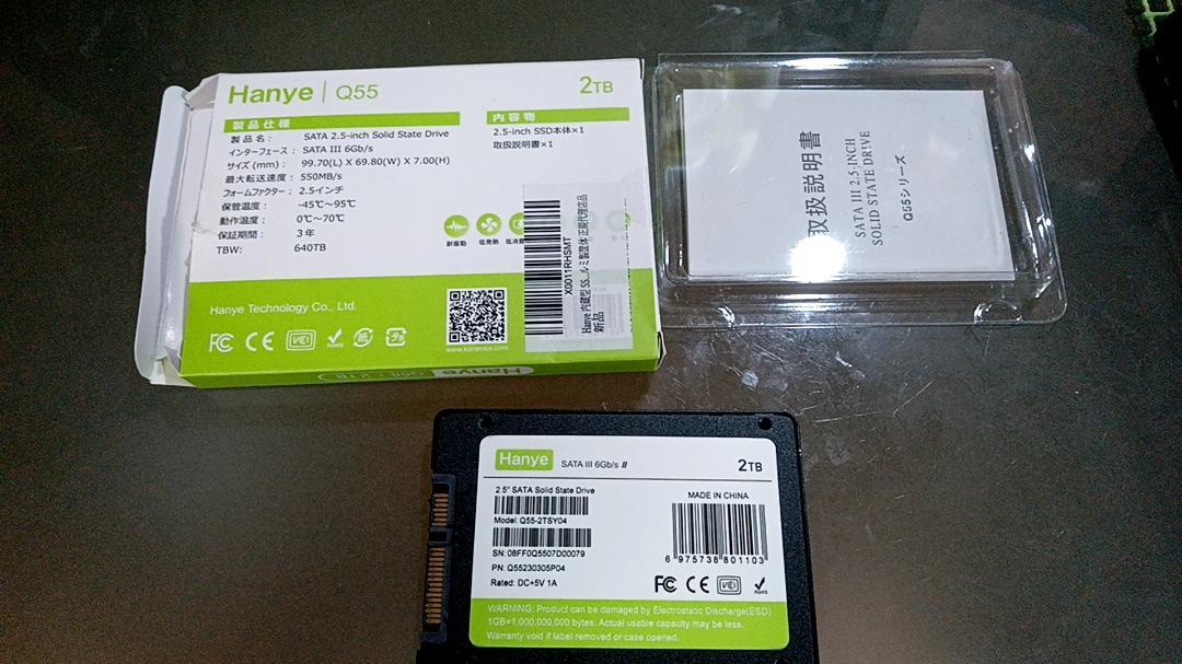 Hanye Q55 2TB SATA SSD 2.5インチ - メルカリ