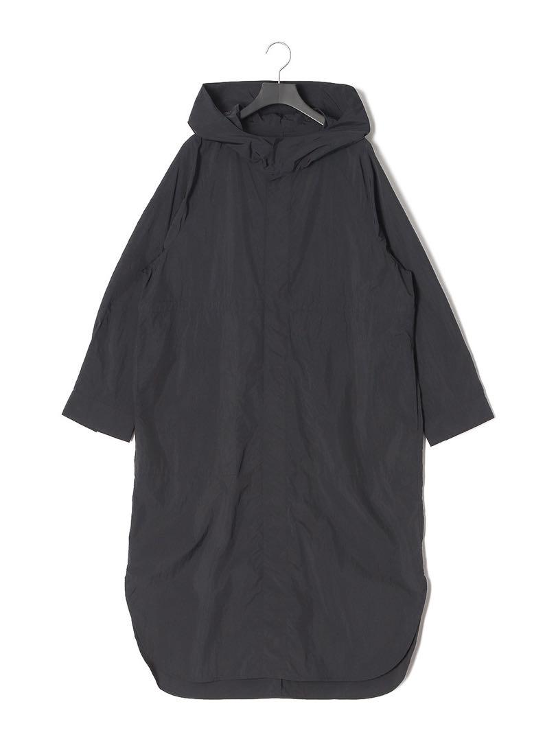 新品　Rie Miller フード　コート　38 M 黒　ブラック