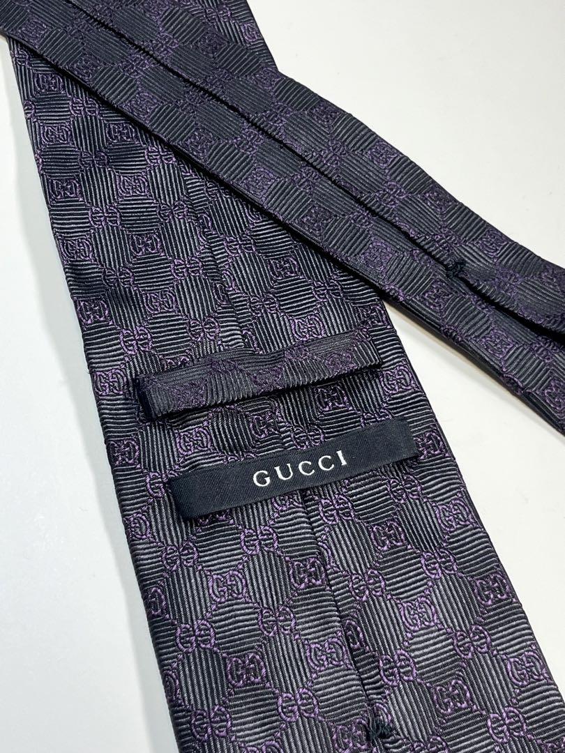 ✨美品✨GUCCI グッチ ネクタイ 高級シルク GG柄 グラデーション
