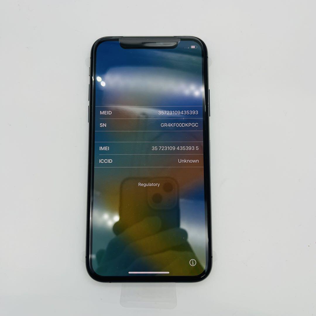 未使用　iPhone XS 64 GB SIMフリー　グレイ　本体
