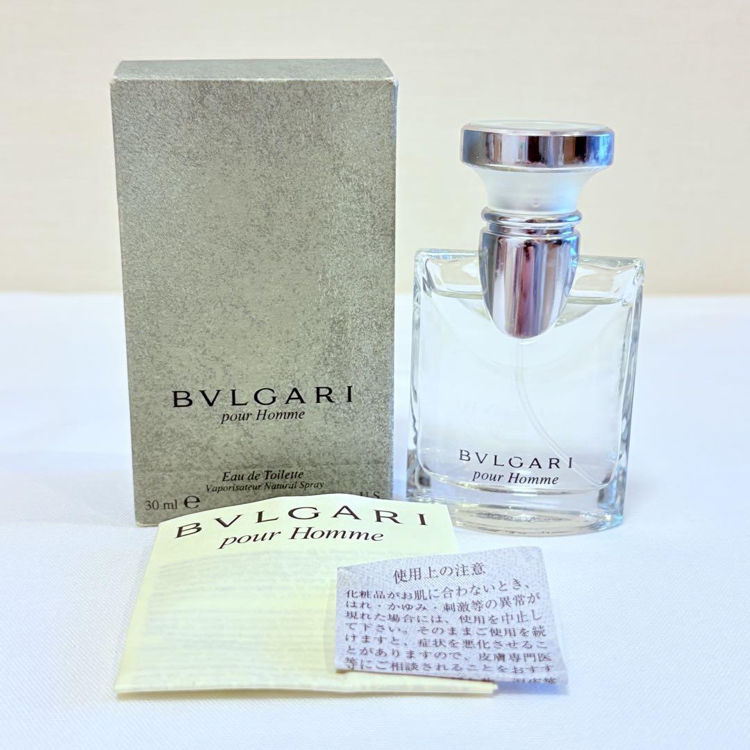 新品　BVLGARI ブルガリ　プールオム　オードトワレ　香水　30ml