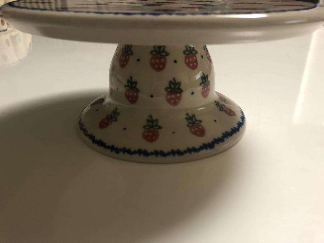 ポーリッシュポタリー ポーランド食器　いちご