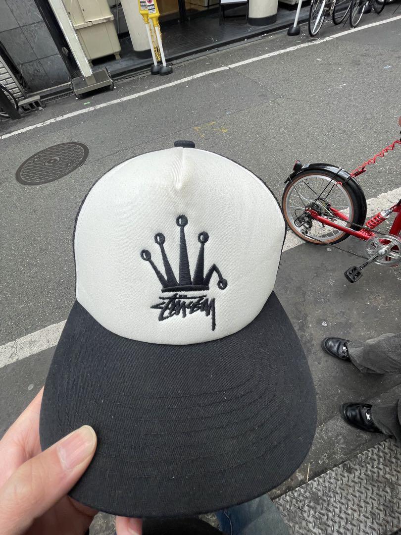 希少 OLD STUSSY ストライプ ベースボールキャップ