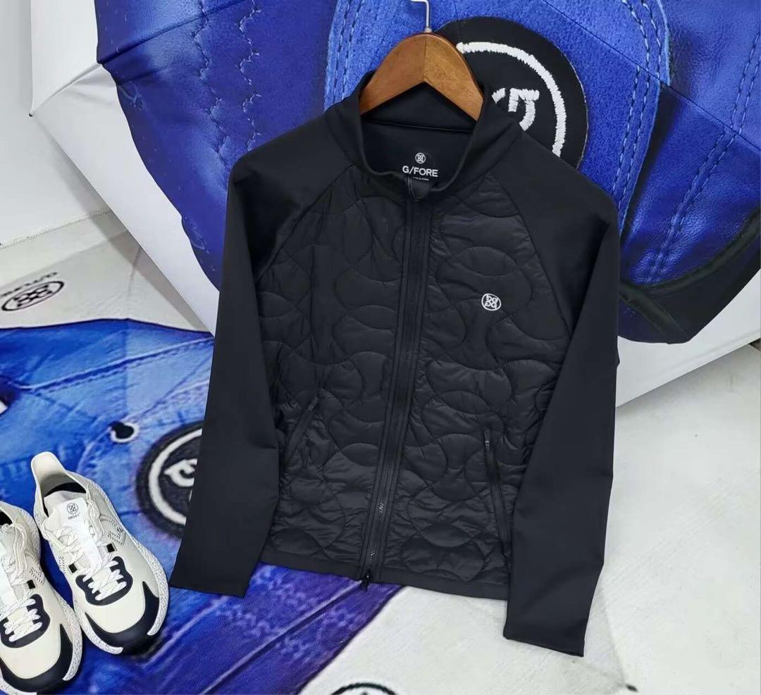 新品ジーフォアG/FOREゴルフメンズダウンジャケット　ブラック