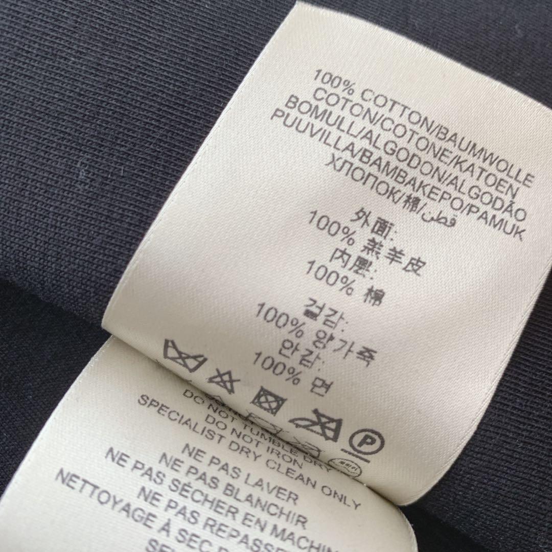【美品】バーバリーロンドン　レザー　ロングコート　ステンカラー　羊革　ラムレザー