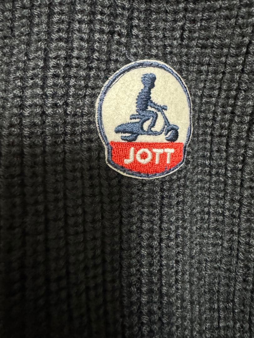 未使用JOTT ニットダウン切替ハイブリッドジャケット黒 未使用JOTT ニットダウン切替ハイブリッドジャケット黒