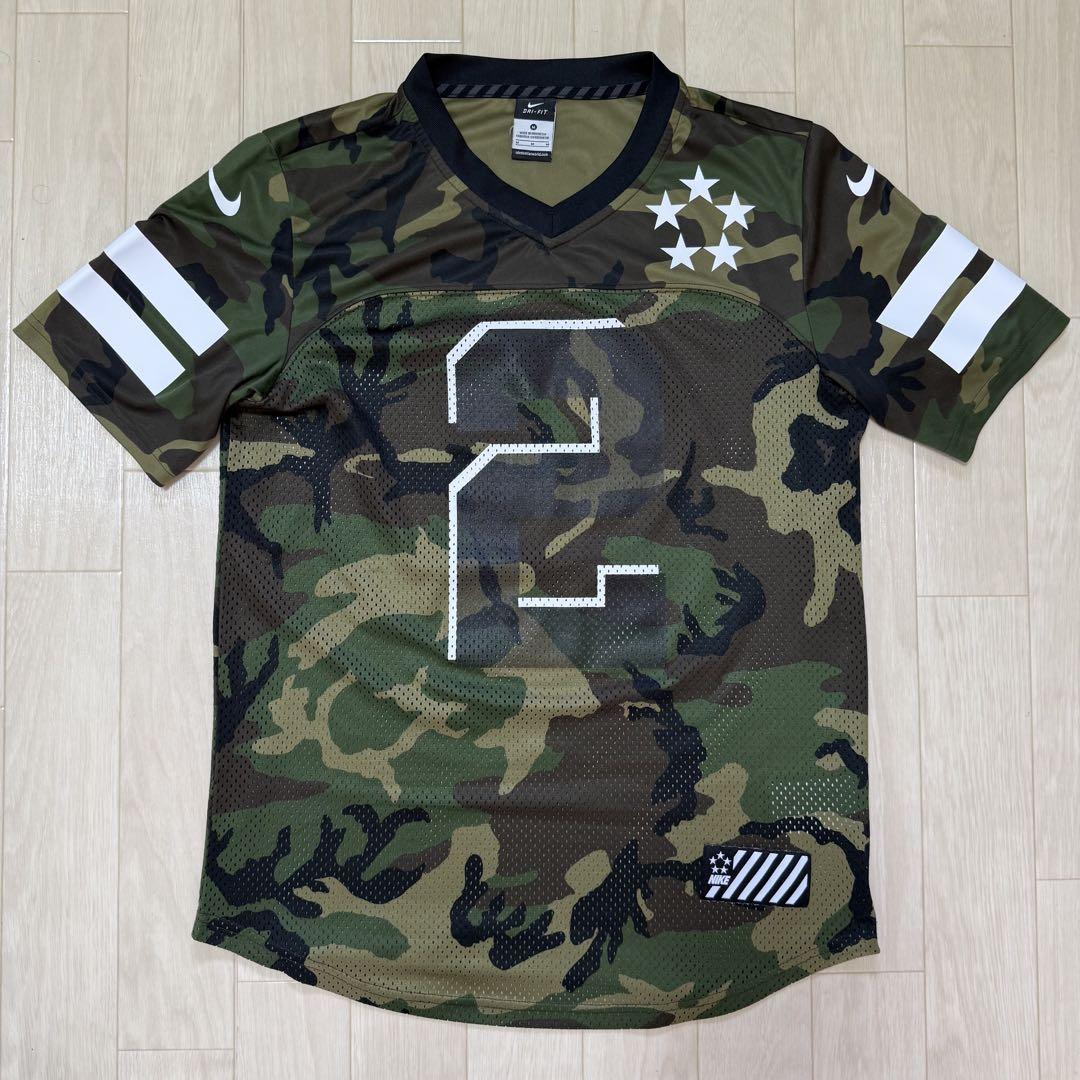 【希少品】Nike 迷彩 アメリカンフットボールシャツ MANZIEL 2