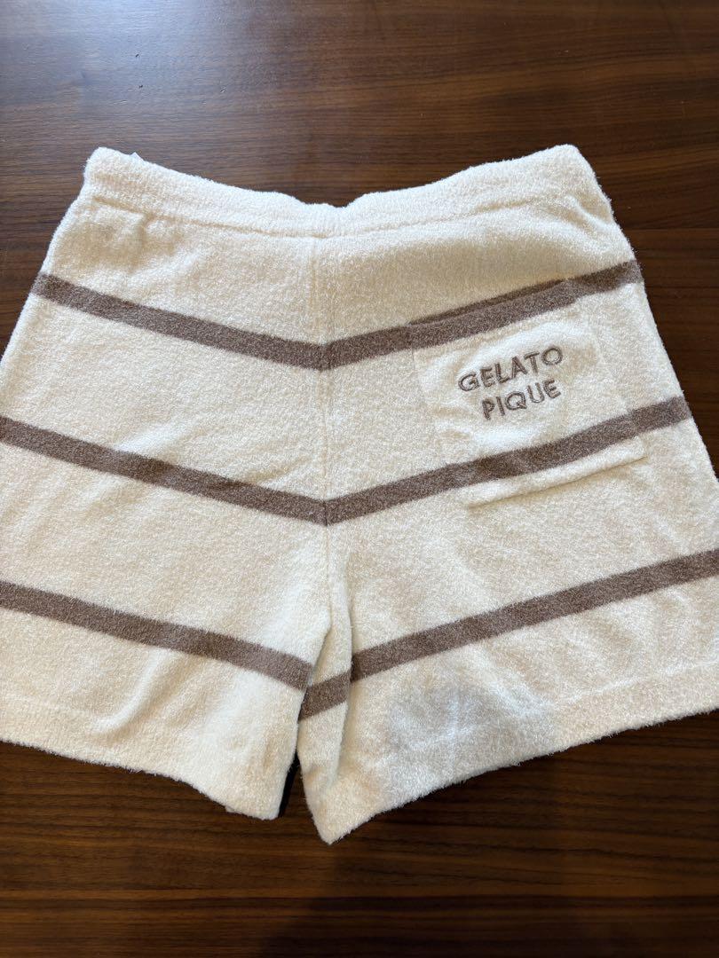 gelato pique スムーズィーロゴジャガードプルオーバー&ショートパンツ