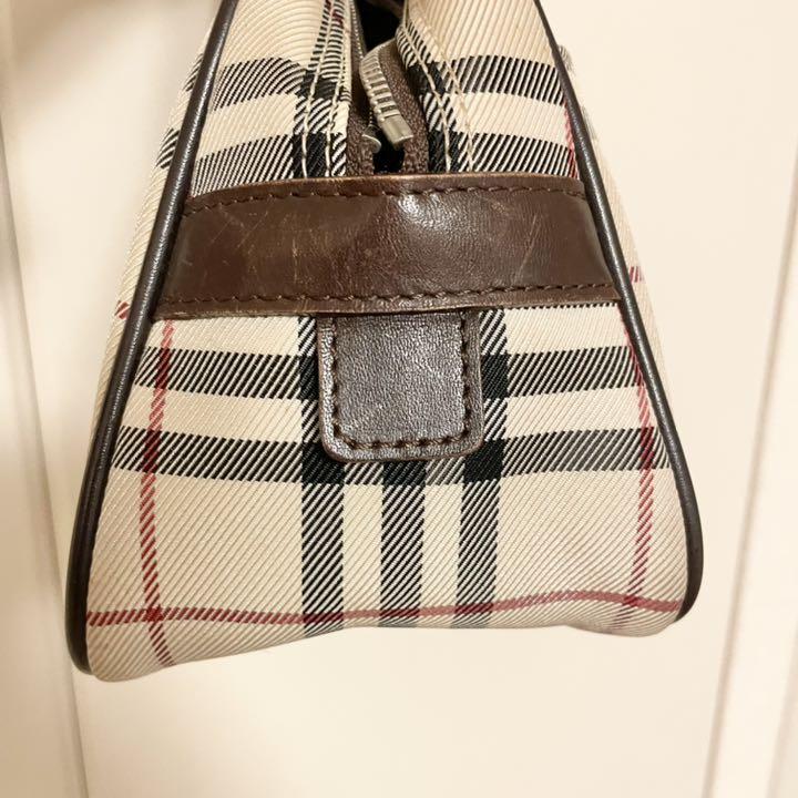 Burberry ハンドバッグ ノバチェック プレート