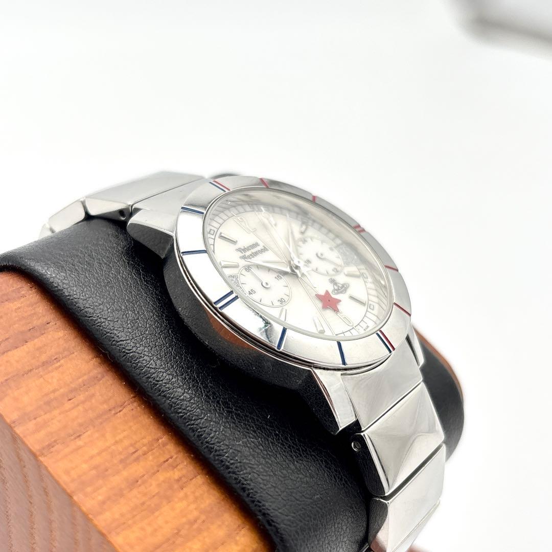 【希少】vivienne westwood スモセコ シルバー クロノグラフ 【希少】vivienne westwood スモセコ シルバー クロノグラフ