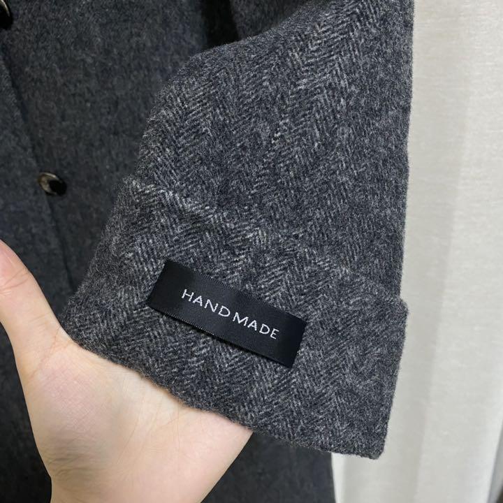 ハンドメイド ウールロングコート gxn4X-m36355930455 通販在庫