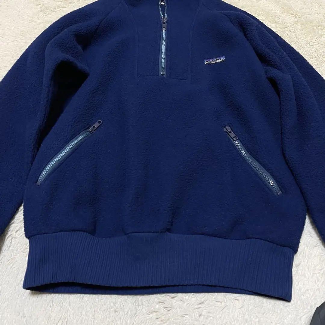●patagonia パタゴニア●ヴィンテージロゴ●ハーフジップフリース