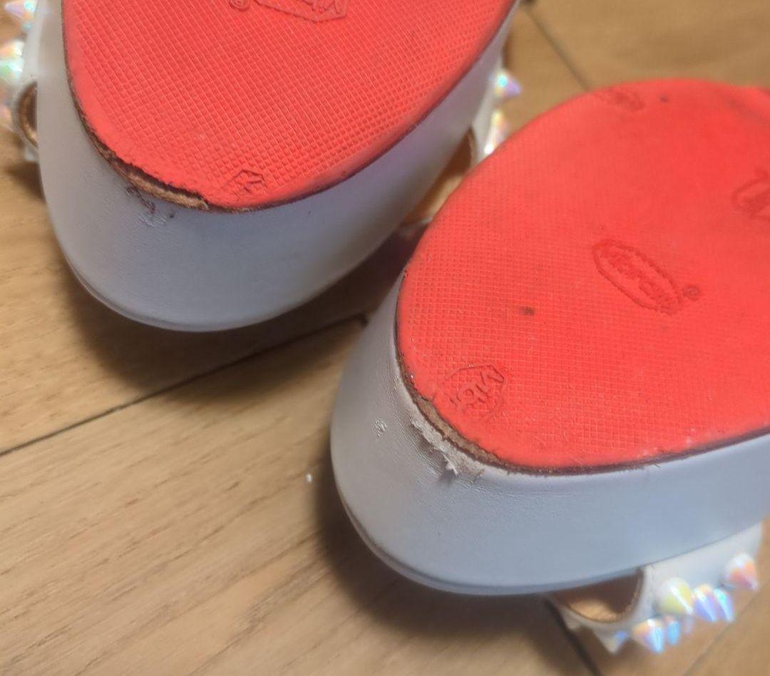 クリスチャンルブタン　スタッズ　サンダル レザー　厚底　スパイク 37.5 美品