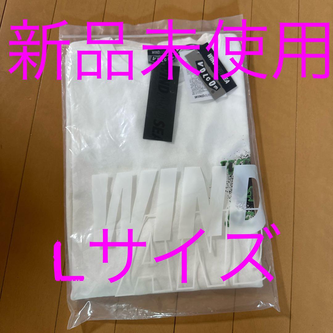 VOLCOM×WIND AND SEA S/S TEE 未使用　Lサイズ　白