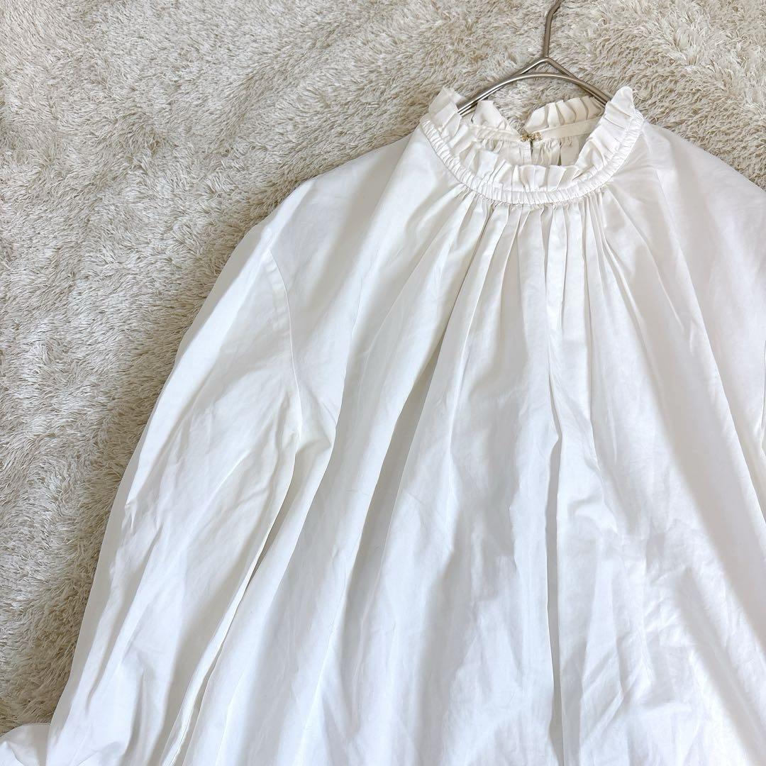 ボールジィ】綺麗め✨️トゥモローランド フリルネックシャツ
