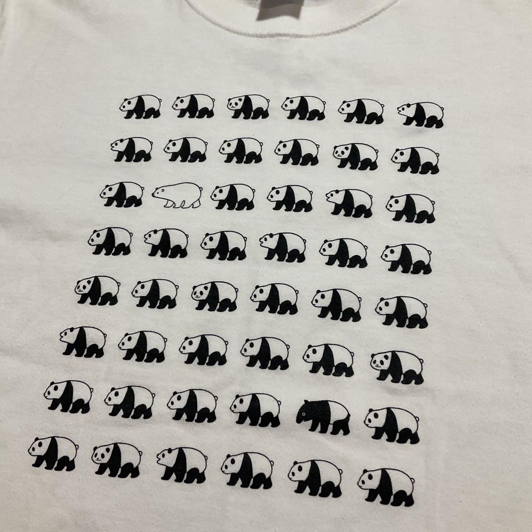パンダ Tシャツ 2枚 MとL サイズ 中古