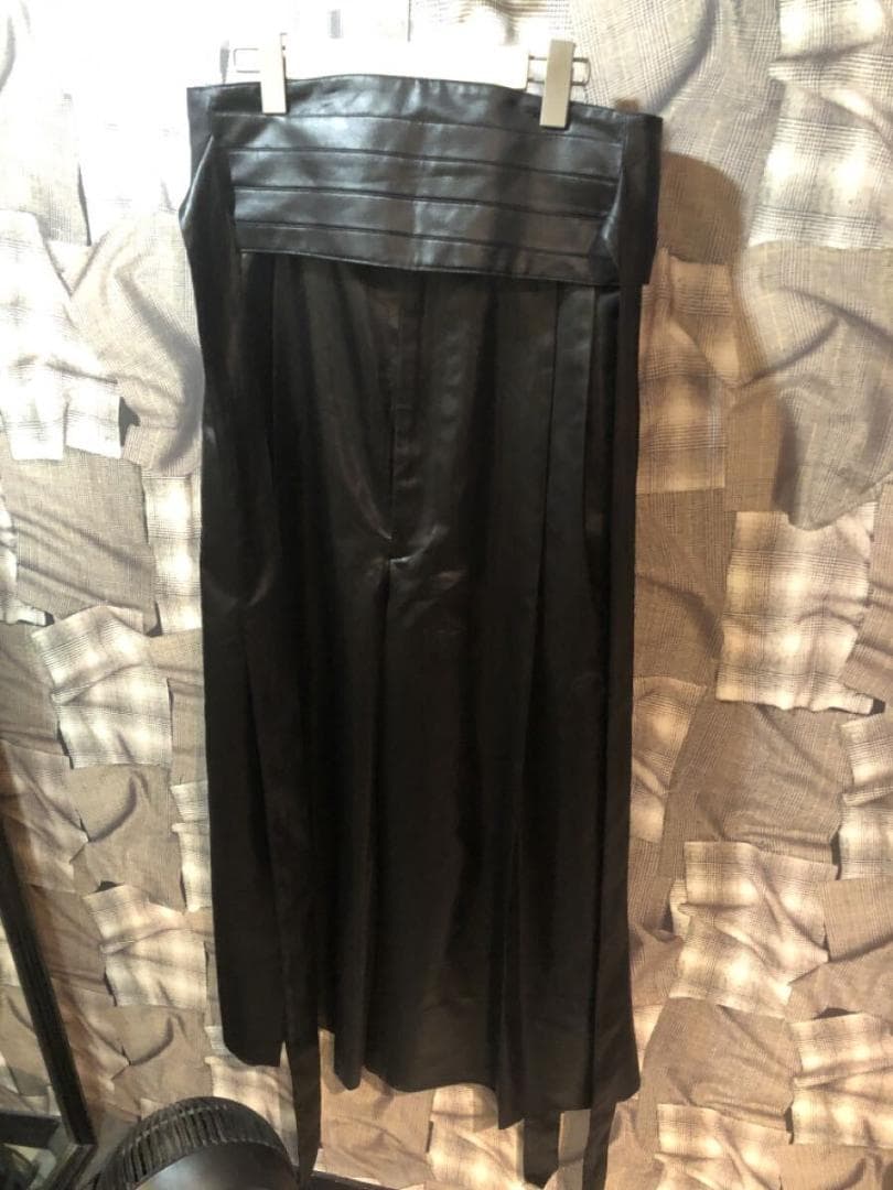 RequaL≡ リコール フェイクレザーパンツ ワイドM