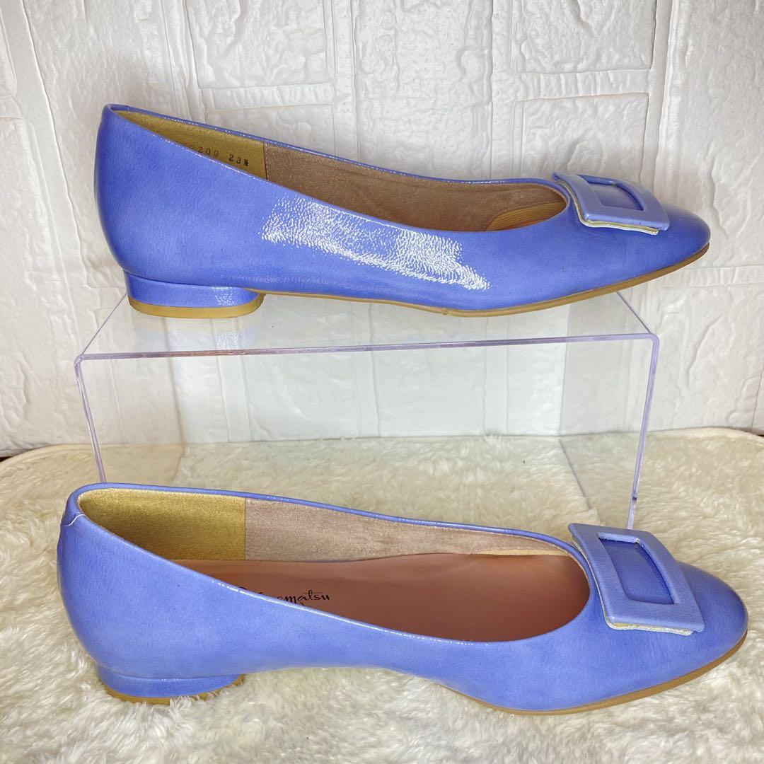 GINZA Kanematsu ♡水色 フラットシューズ GINZA Kanematsu 水色 フラットシューズ 23.5cm - メルカリ