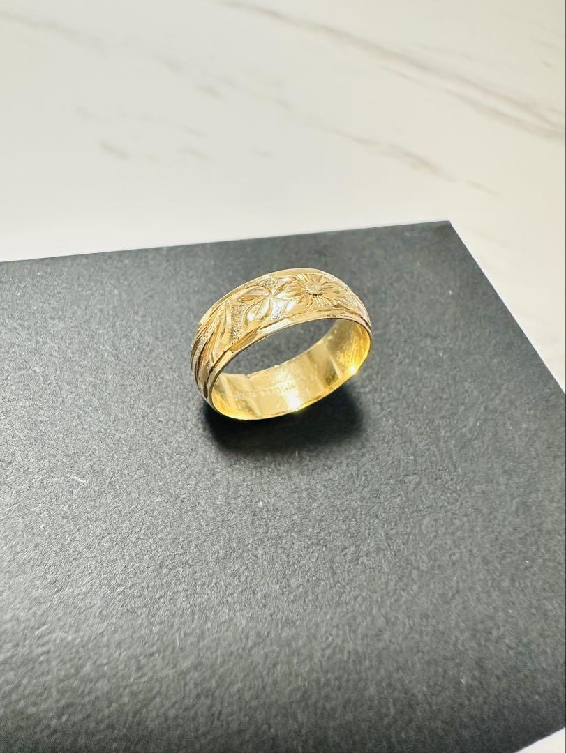 ハワイアンジュエリー14K 約7号