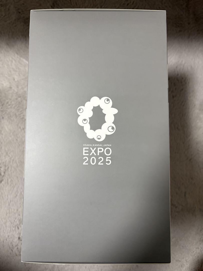 EXPO2025 万博　ミャクミャク　ソフビ貯金箱　ブラック　黒
