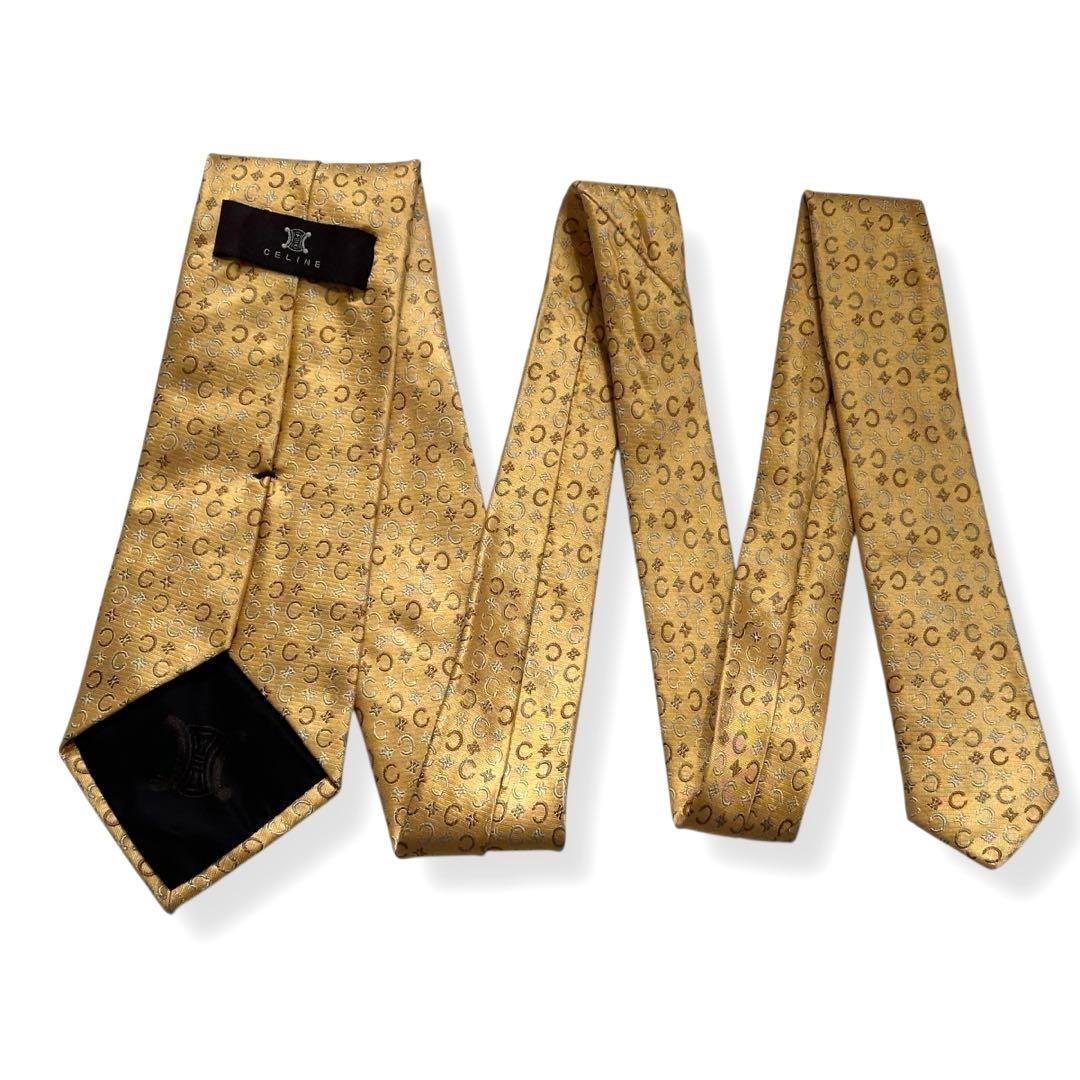 CELINE ネクタイ セリーヌ トリオンフ マカダム ジャガード MEDICALDB_JP