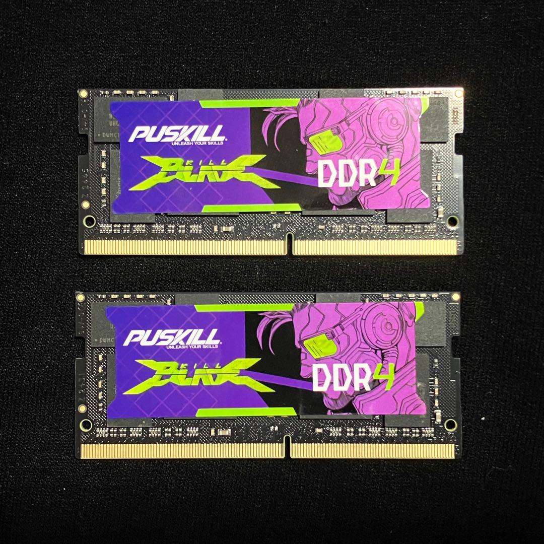 メモリー　PUSKILL DDR4 16GB×2 32GB 2666MHz