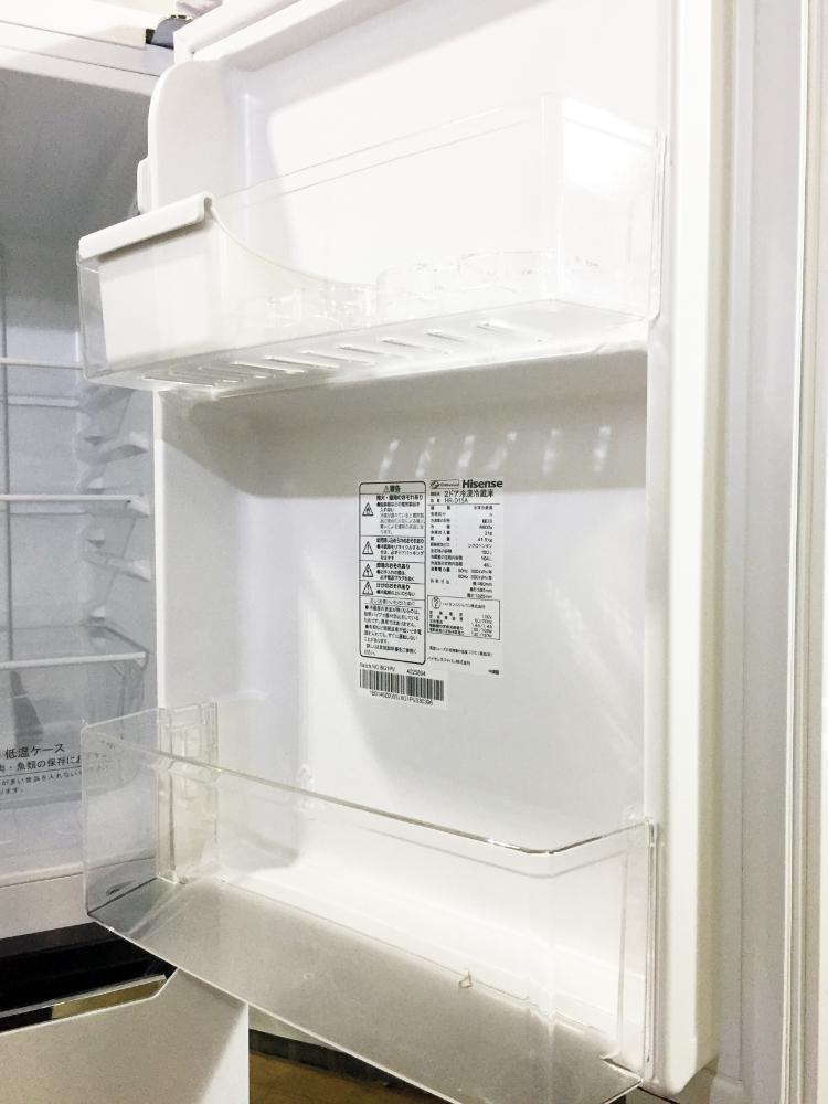 送料無料★ 中古★Hisense☆150L☆2ドア冷凍冷蔵庫【HR-D15C】