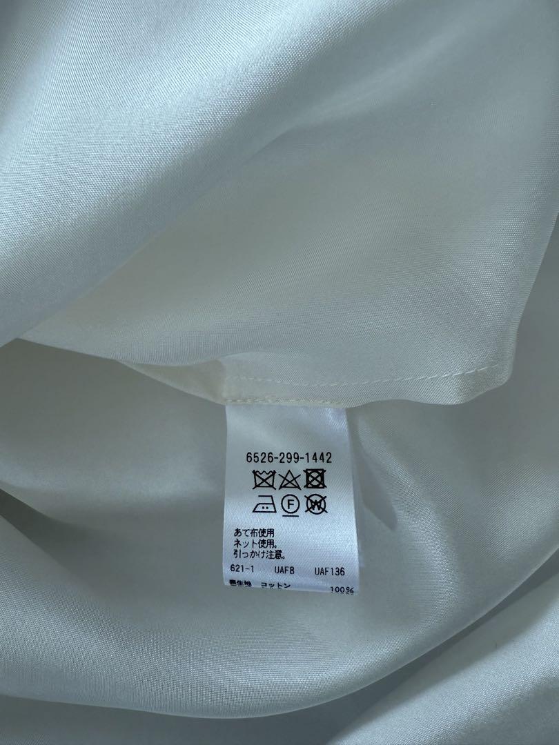 シャツアシンメトリーワンピース