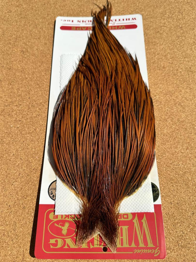 Whiting Bronze Capeファーナスホワイティングハックル