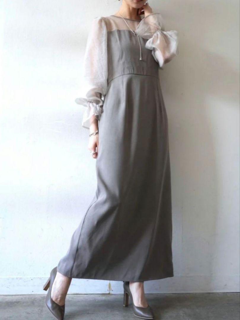 ※専用 チュールレイヤードドレス&スパンコール巾着バッグ セット