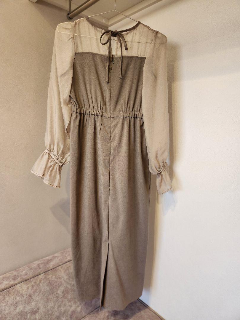 ※専用 チュールレイヤードドレス&スパンコール巾着バッグ セット