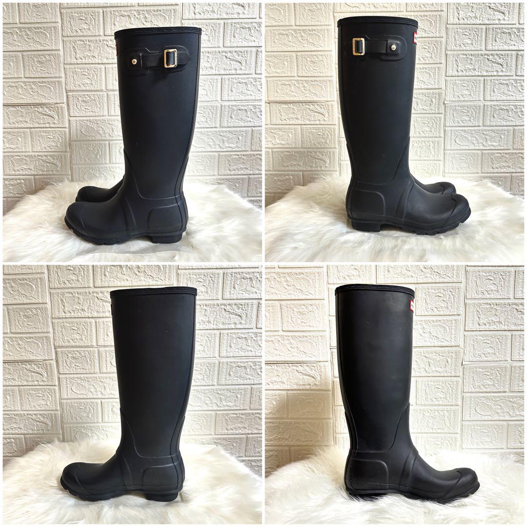 極美品✨HUNTER ハンター レインブーツ ロング 長靴 オリジナルトール 黒