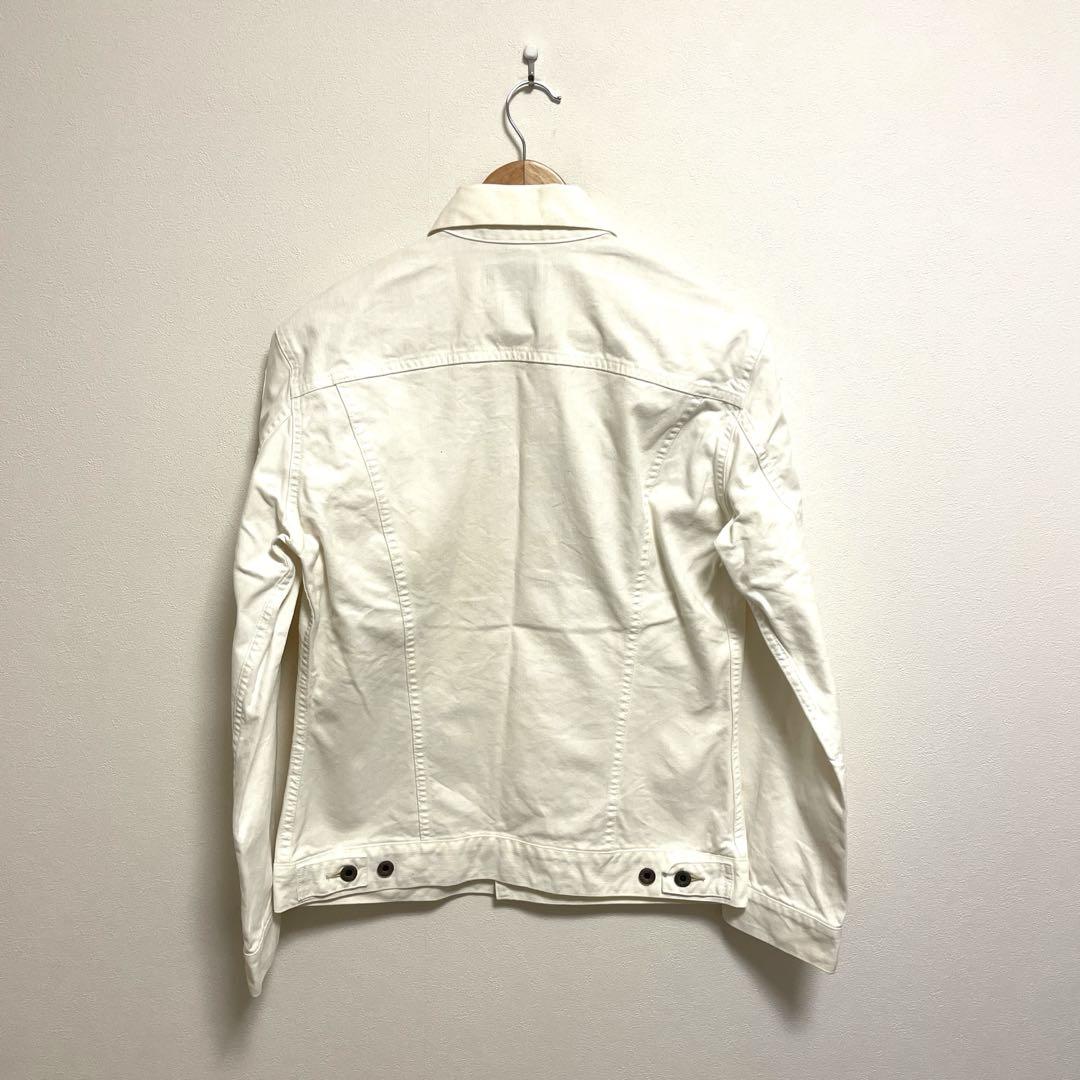 LEVI’S トラッカージャケット ダメージ加工 ホワイト L LEVI’S トラッカージャケット ダメージ加工 ホワイト L