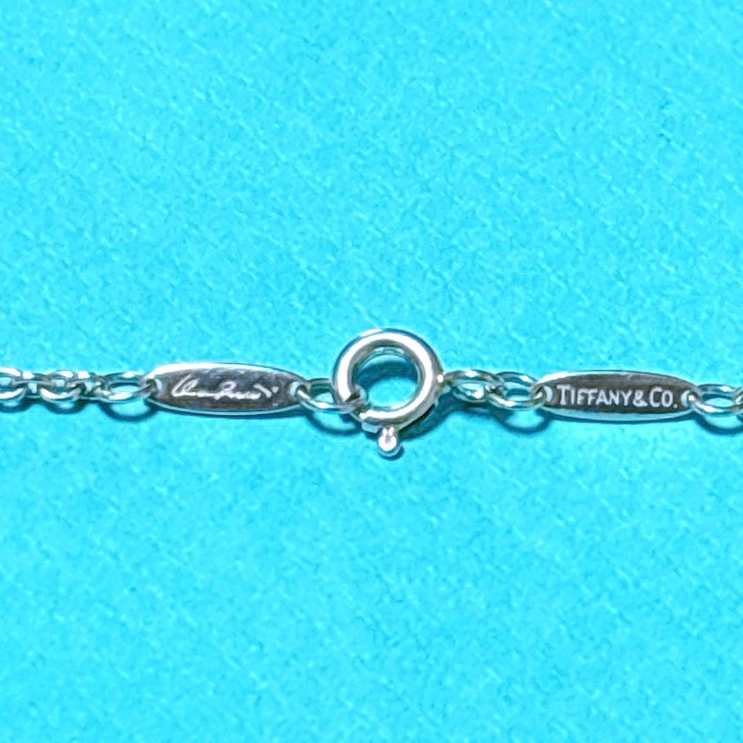 【美品】ティファニー ラリアット オープンハート パール ネックレス SV925