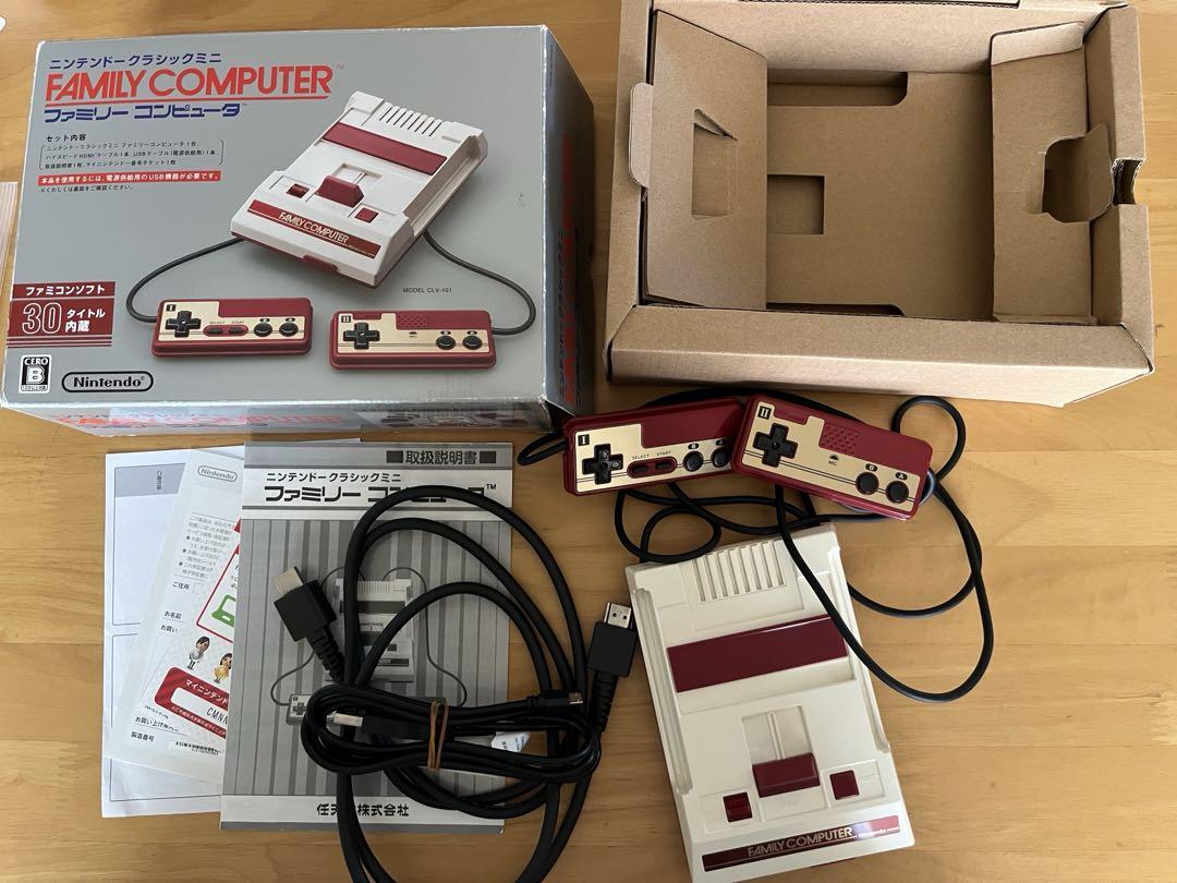 ニンテンドークラシックファミリーコンピュータ箱付き
