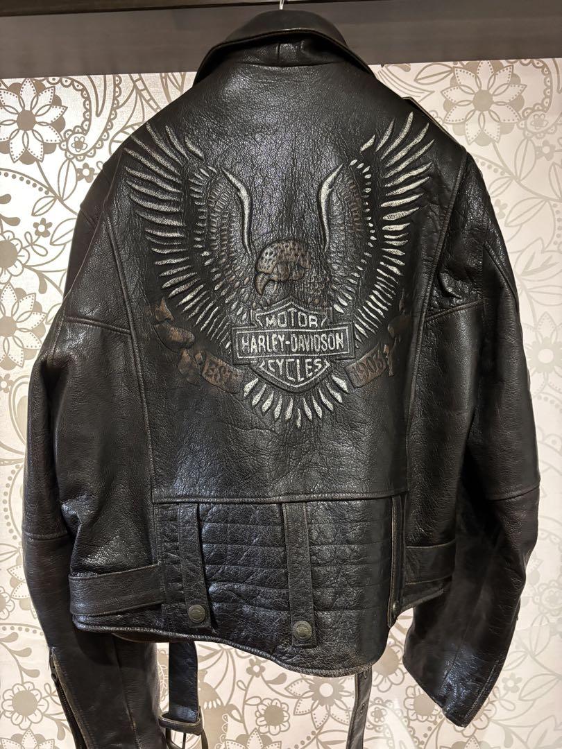 HARLEY DAVIDSON ダブル ライダースジャケット レザージャケット