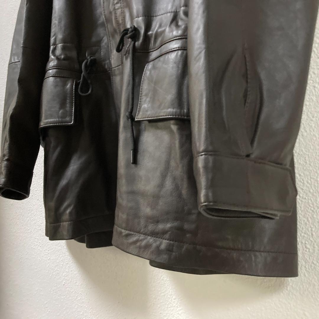 STUDIO NICHOLSON スタジオニコルソン ZARA レザーパーカーM STUDIO NICHOLSON スタジオニコルソン ZARA レザーパーカーM