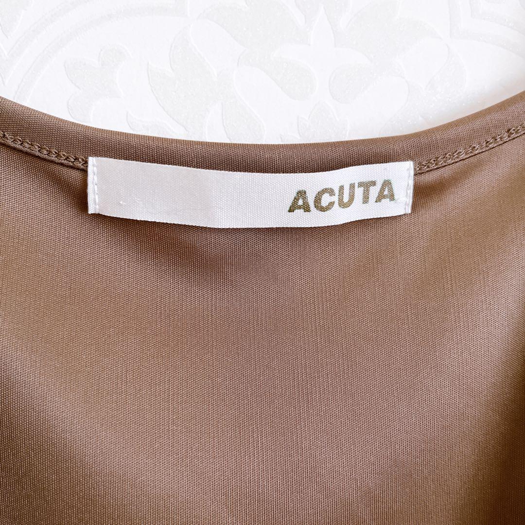 ACUTA（アクータ）ノースリーブワンピース ブラウン Free