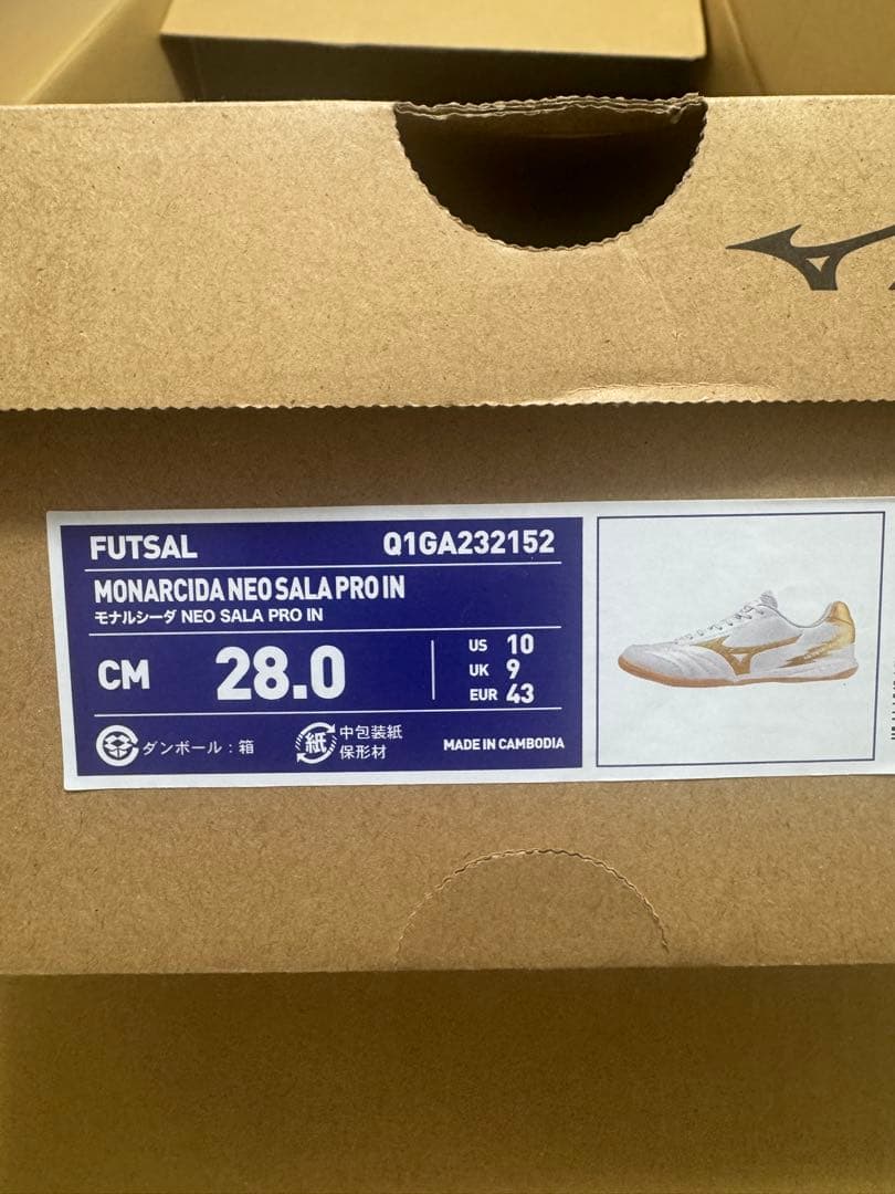 モナルシーダ NEO SALA PRO IN ミズノ　フットサルシューズ