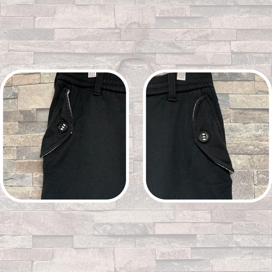 Y-3 ワイスリー 11SS デザインポケットロゴ刺繍ショートパンツ BLK/L