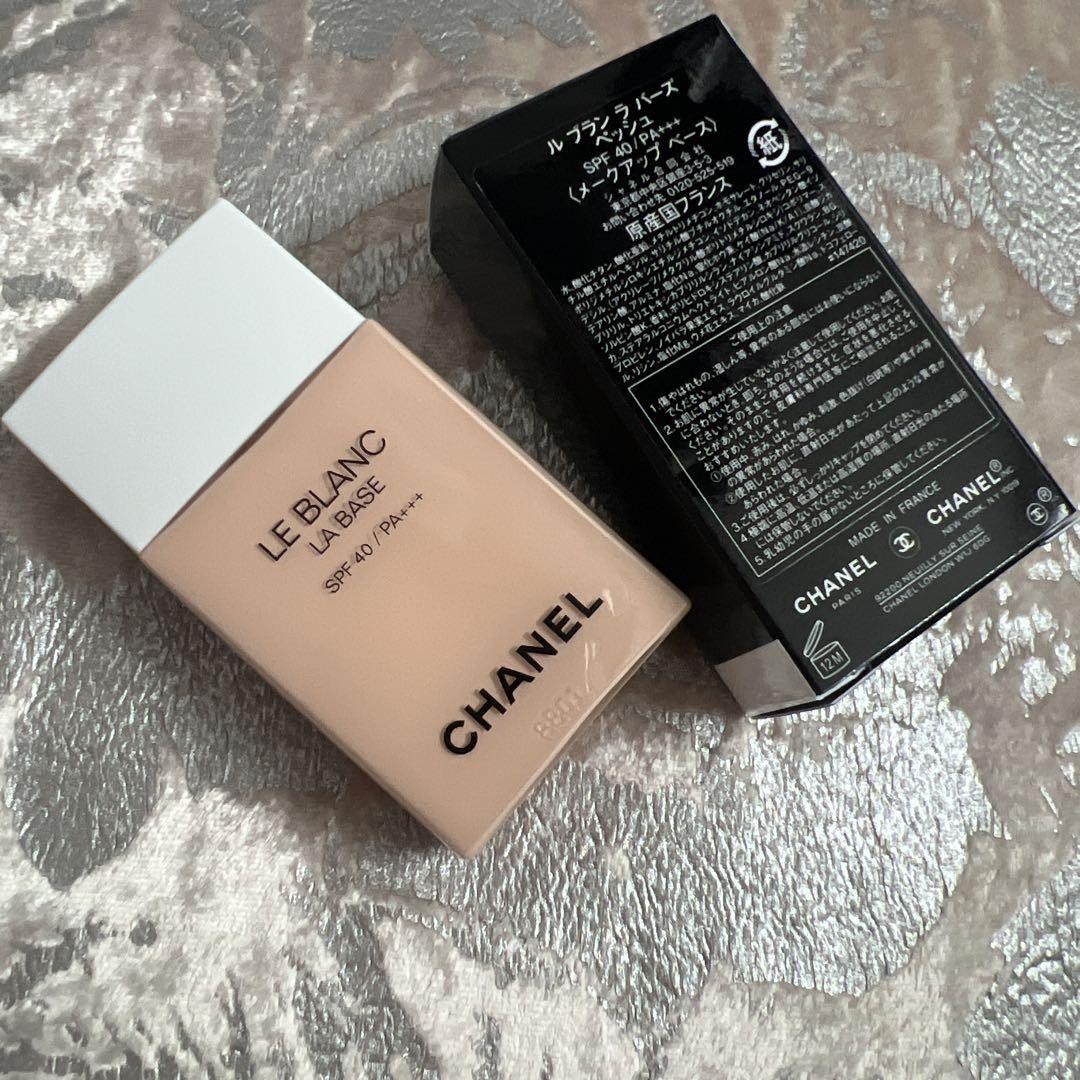 新品未使用！正規店購入！シャネル ル ブラン ラ バーズ ペッシュ 30ml 試してみた】ル ブラン ラ バーズ CHANELのリアルな口コミ