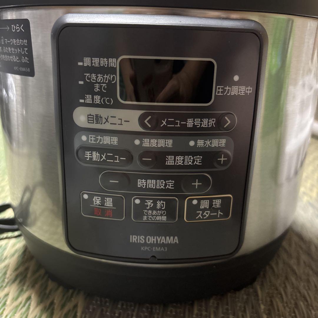 アイリスオーヤマ E型 電気圧力鍋 3L