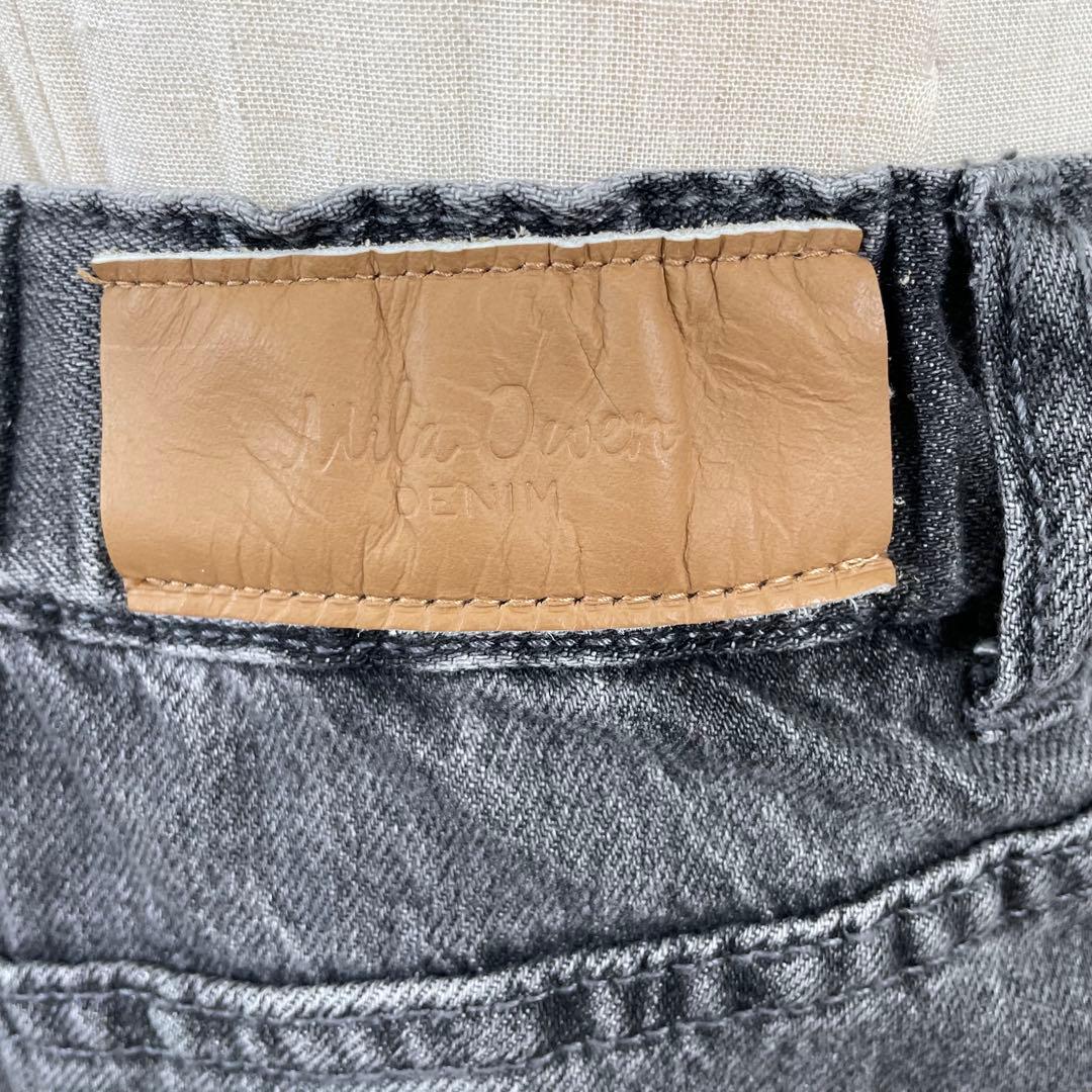 【極美品】MilaOwan　フレアデニムスカート　後ろゴムデザイン　Sサイズ