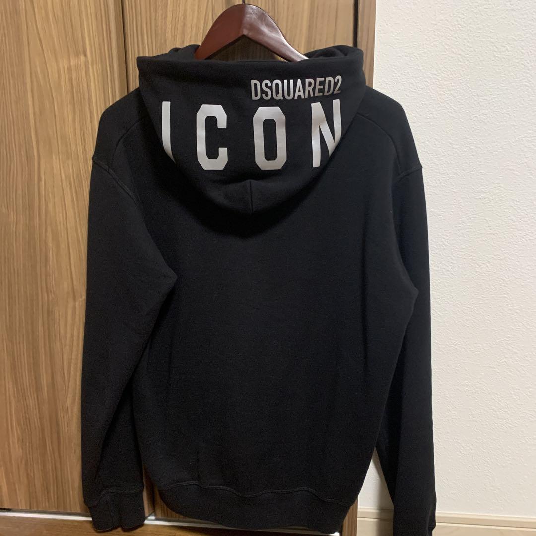 DSQUARED2 ICON パーカー 黒