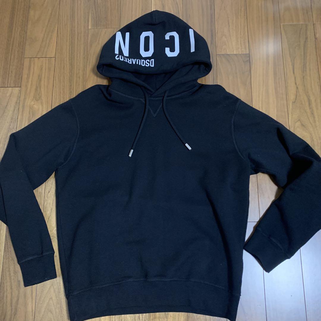 DSQUARED2 ICON パーカー 黒