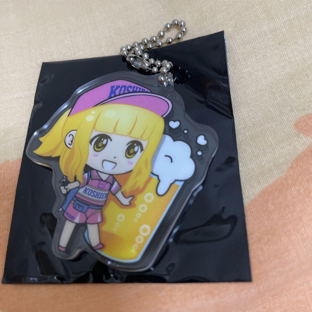 294円 【SALE/94%OFF】 阪神タイガース乾杯キャンペーンアサヒ売り子キャストイラストキーホルダー