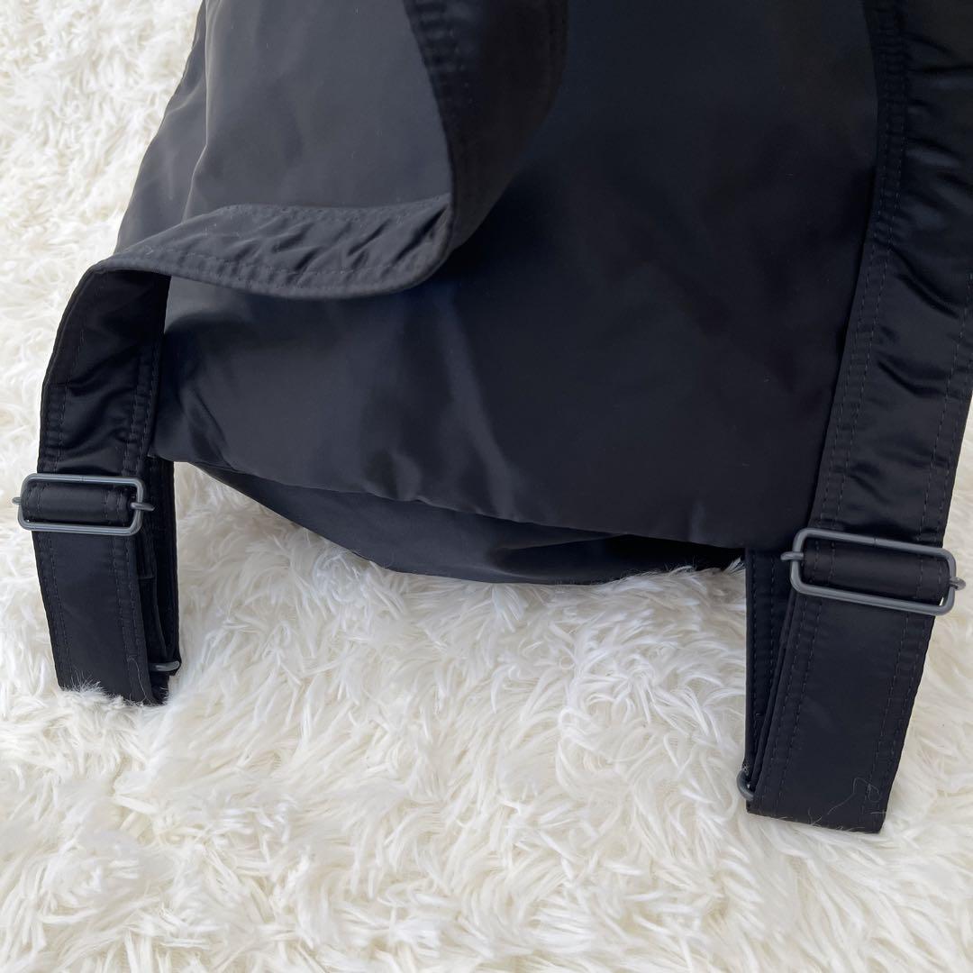 美品 PORTER タンカー ナイロンリュック バックパック 黒 ポーター 通学